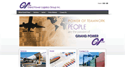 Desktop Screenshot of grandpowerlogistics.com